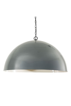 Grande suspension dôme Copenhagen grise - Suspension by Mullan