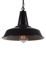 Hex suspension noire abat-jour conique - Suspension by Mullan