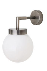Jordan applique de salle de bain contemporaine en argent antique - Applique by Mullan