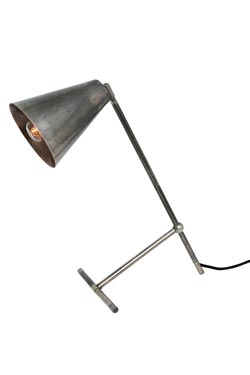 Lampe de bureau en argent antique Havana - Lampe de bureau by Mullan