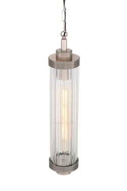 Louise suspension de salle de bain Art Déco argentée