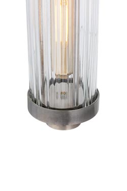 Louise suspension de salle de bain Art Déco argentée