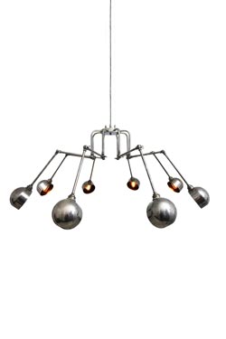 Lustre San Jose argent antique