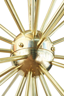 Lustre Sputnik 29 lumières doré Nagano