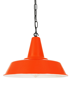 Nassau suspension en aluminium laqué orange - Suspension by Mullan
