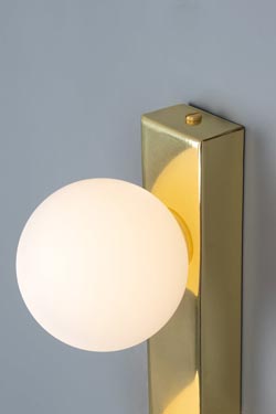 Noelani applique de salle de bain en laiton et 3 lumières
