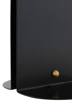 Pencil lampe de table noire et or