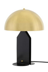 Pencil lampe de table noire et or - Lampe de table by Mullan