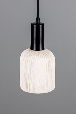 Osier natural ceramic pendant light