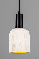 Osier natural ceramic pendant light - Pendants by Mullan
