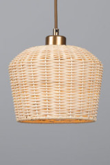 Rattan bell pendant lamp 20cm  Manila - Pendants by Mullan
