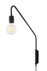 Redding applique noire avec bras pivotant - Applique by Mullan