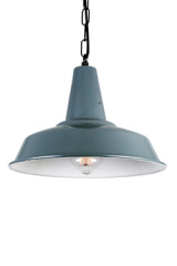 Suspension grise abat-jour conique Hex - Suspension by Mullan