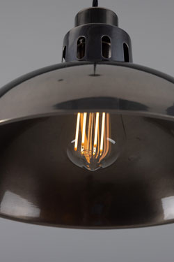Suspension Paris finition argent antique