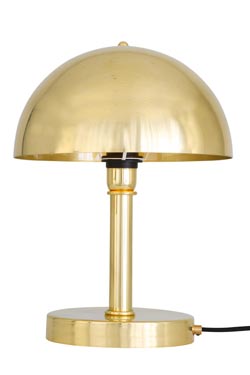 Turku lampe de table vintage dorée - Lampe de table by Mullan