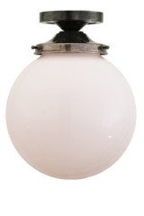 Yerevan boule en verre opale plafonnier - Plafonnier by Mullan