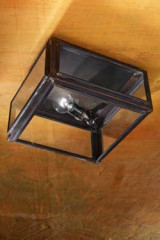Chelsea Small antique bronze with clear glass - Ceiling lights by Nautic by Tekna