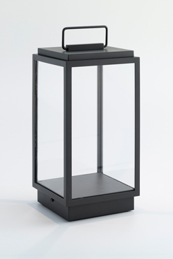 Blakes black table lantern on battery - Cordless lamps by Nautic by Tekna