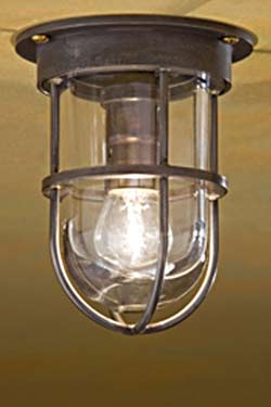 Bounty Ceiling 12V antique bronze  - Exterior ceiling lights by Nautic by Tekna