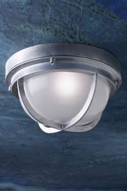 Cape Cornwall matt chrome-plated bronze - Exterior ceiling lights by Nautic by Tekna