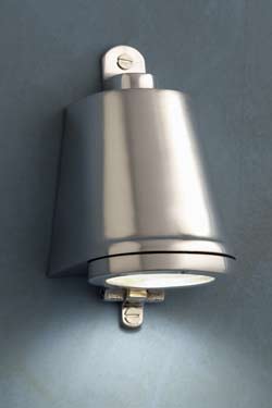 Spreaderlight 12V matt chrome-plated bronze  - Exterior path & step lighting by Nautic by Tekna