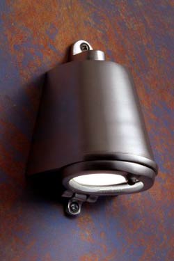 Steplight LED polished bronze - Exterior path & step lighting by Nautic by Tekna