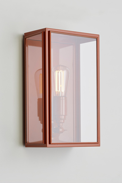Essex orange lacquered outdoor wall lamp - Exterior wall lights by Nautic by Tekna