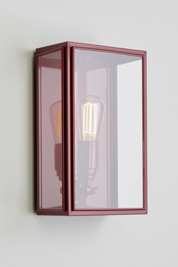 Essex red lacquered outdoor wall lamp - Exterior wall lights by Nautic by Tekna