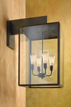 Ilford Wall Large bronze antique GM - Applique d'extérieur by Nautic by Tekna