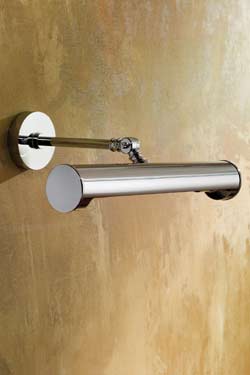 Lampe pour tableau Picture Light Medium bronze chromé - Eclairage tableau by Nautic by Tekna