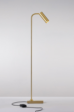 Marquesse lampadaire liseuse en métal laqué bronze - Lampadaire by Nautic by Tekna