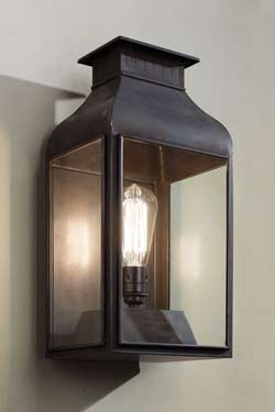 Pagode applique mur extérieur bronze antique - Applique d'extérieur by Nautic by Tekna