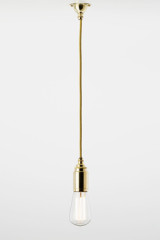 Thornpete minimalist pendant in polished bronze - Pendants by Nautic by Tekna
