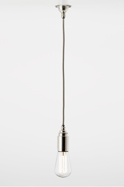 Thornpete minimalist pendant in polished nickel - Pendants by Nautic by Tekna