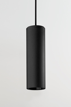 Tube hanging suspension tube laquée noire - Suspension by Nautic by Tekna