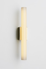 Single wall lamp with polished brass finish - Wall lights by Nautic by Tekna