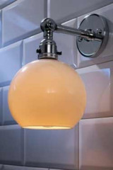 Stiffkey Bobèche chrome-plated bronze wall light - Wall lights by Nautic by Tekna