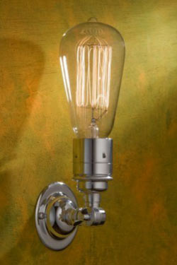Thorne Pete chrome-plated bronze wall light - Wall lights by Nautic by Tekna