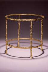 Rounded sofa end in gilded bronze Roma - Occasional & side tables by Objet insolite