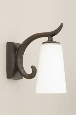Delia petite applique lanterne en bronze noir - Applique d'extérieur by Objet insolite