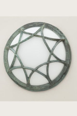 Gaia outdoor or bathroom wall lamp in verdigris bronze - Exterior wall lights by Objet insolite