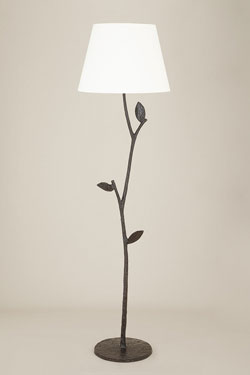 Flora floor lamp branch with black patina bronze finish - Floor lamps by Objet insolite