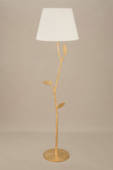 Flora floor lamp with white shade - Floor lamps by Objet insolite