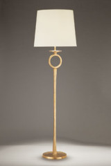 Gilded solid bronze floor lamp Diego - Floor lamps by Objet insolite