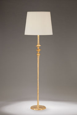 Floor lamp in solid gilt bronze Mancha - Floor lamps by Objet insolite