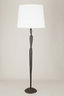 Jude contemporary floor lamp in black patina bronze - Floor lamps by Objet insolite
