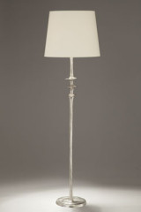 Mancha floor lamp in satin nickel bronze - Floor lamps by Objet insolite
