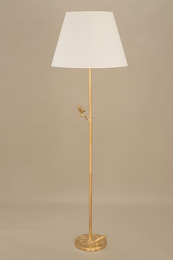 Plume floor lamp birds gold finish - Floor lamps by Objet insolite