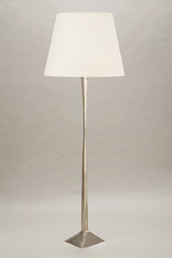 Inès lampadaire contemporain argenté  - Lampadaire by Objet insolite