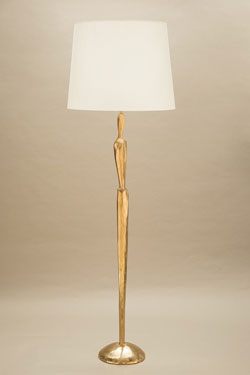Jude lampadaire silhouette dorée - Lampadaire by Objet insolite
